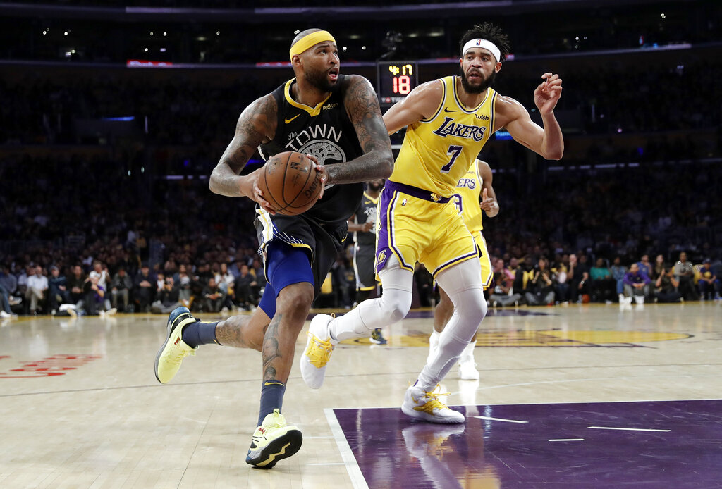 Warriors roll past Lakers as they close in on West's top seed ...