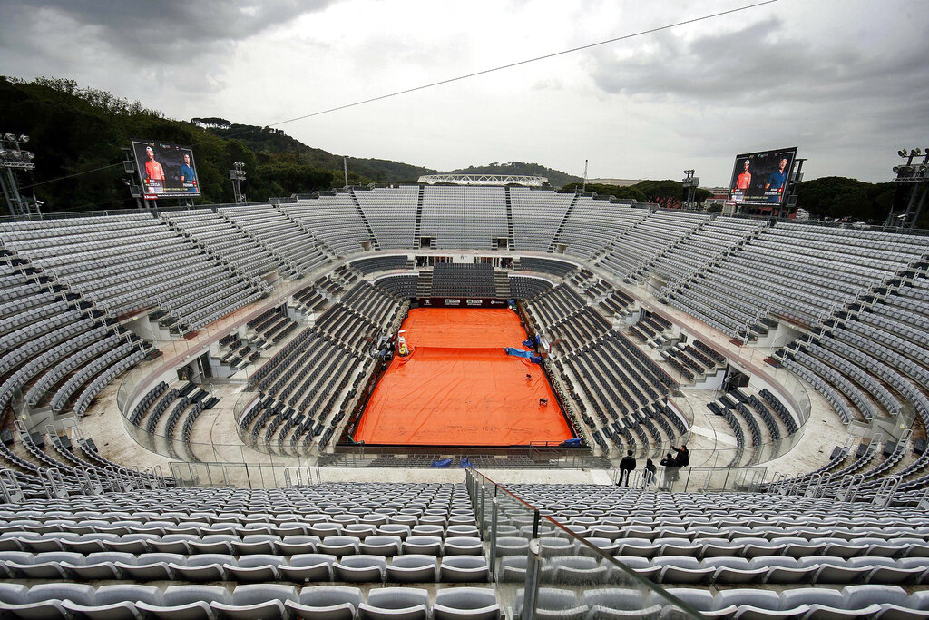 Rain postpones Federer, Nadal and Djokovic matches in Rome Inquirer