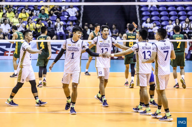 NU stumps FEU for 1-0 lead in UAAP men’s volleyball finals | Inquirer ...