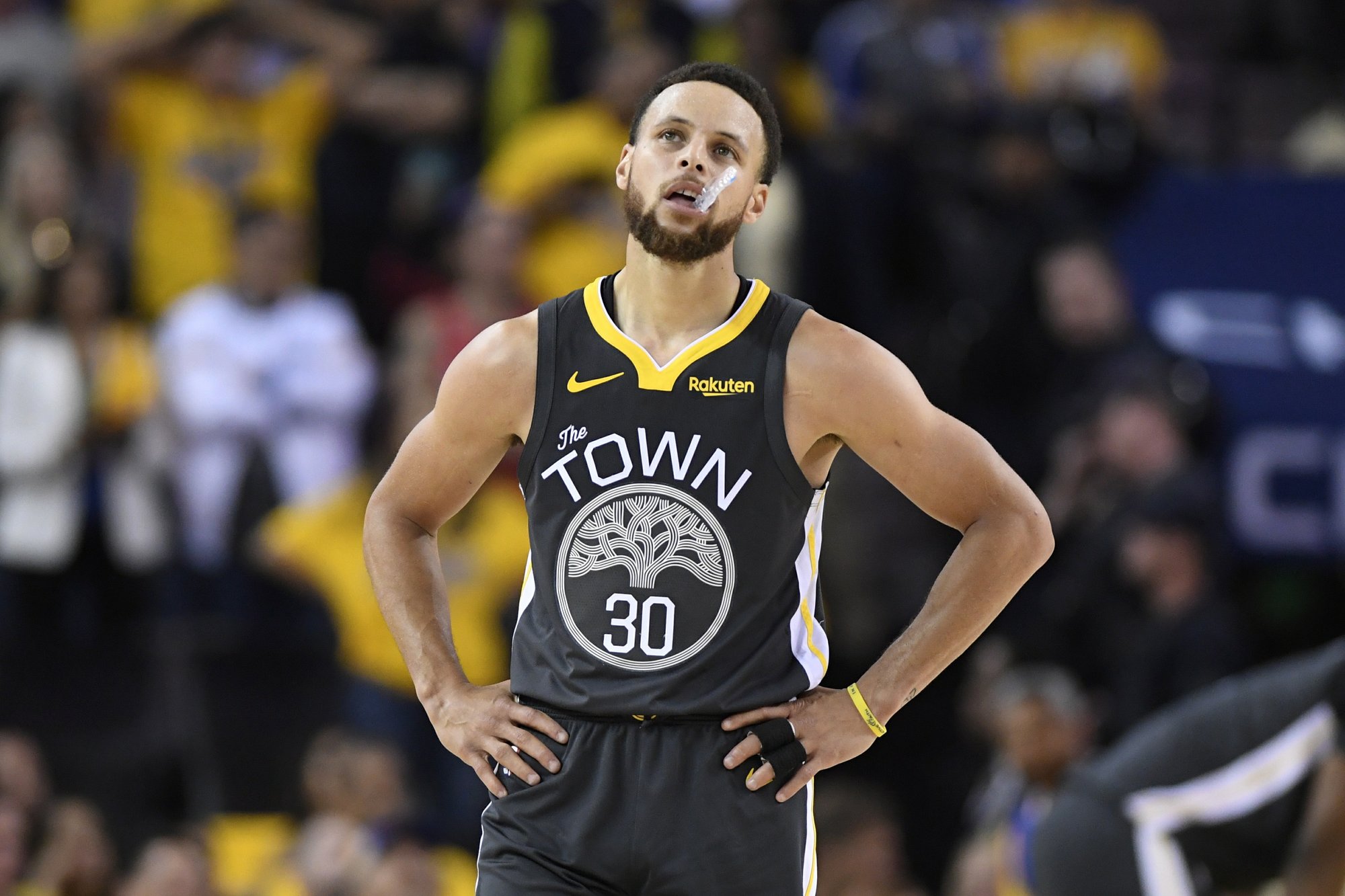 Steph Curry Warriors Raptors 2019 NBA Finals