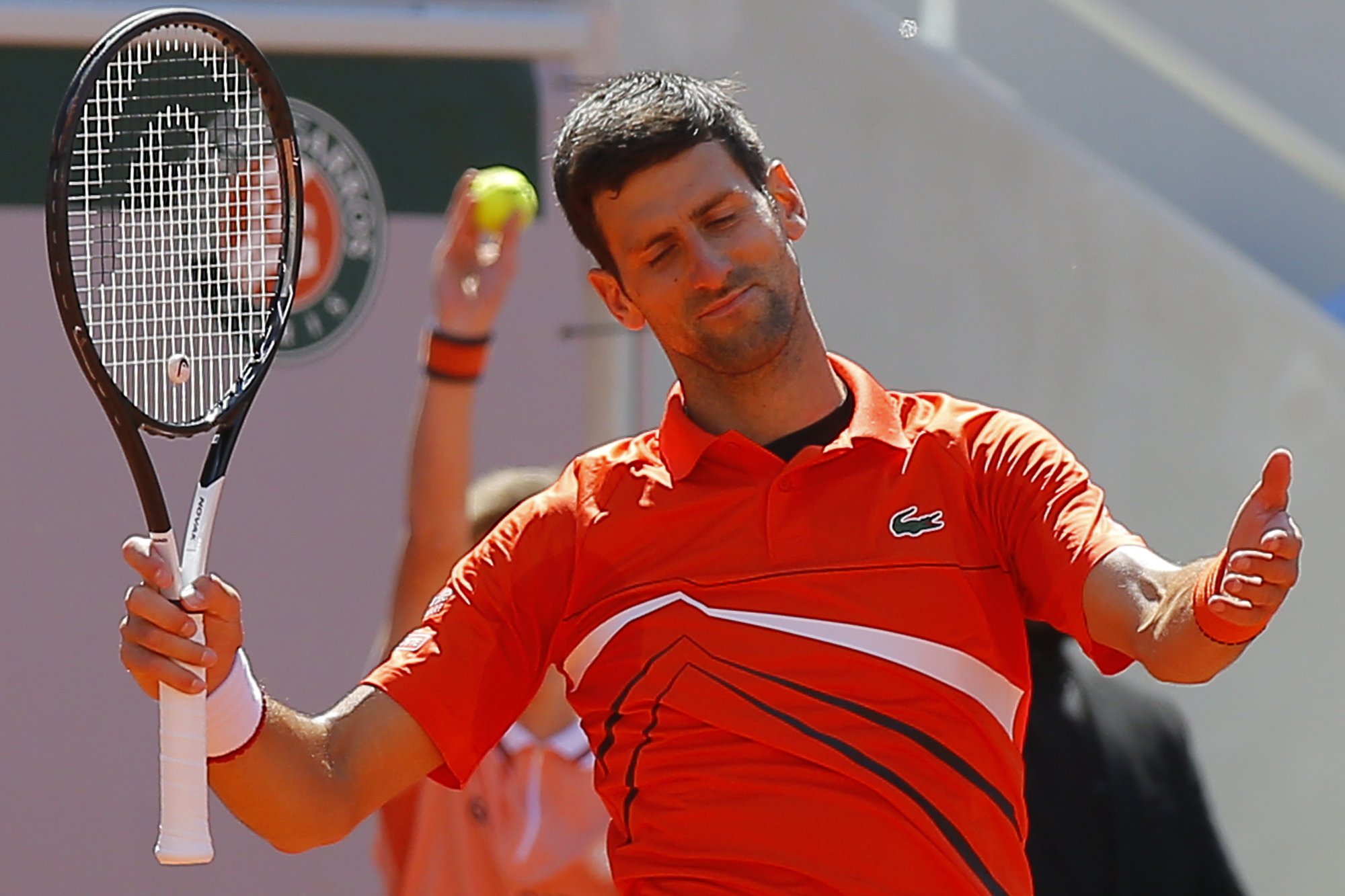 Novak Djokovic 2019 french open