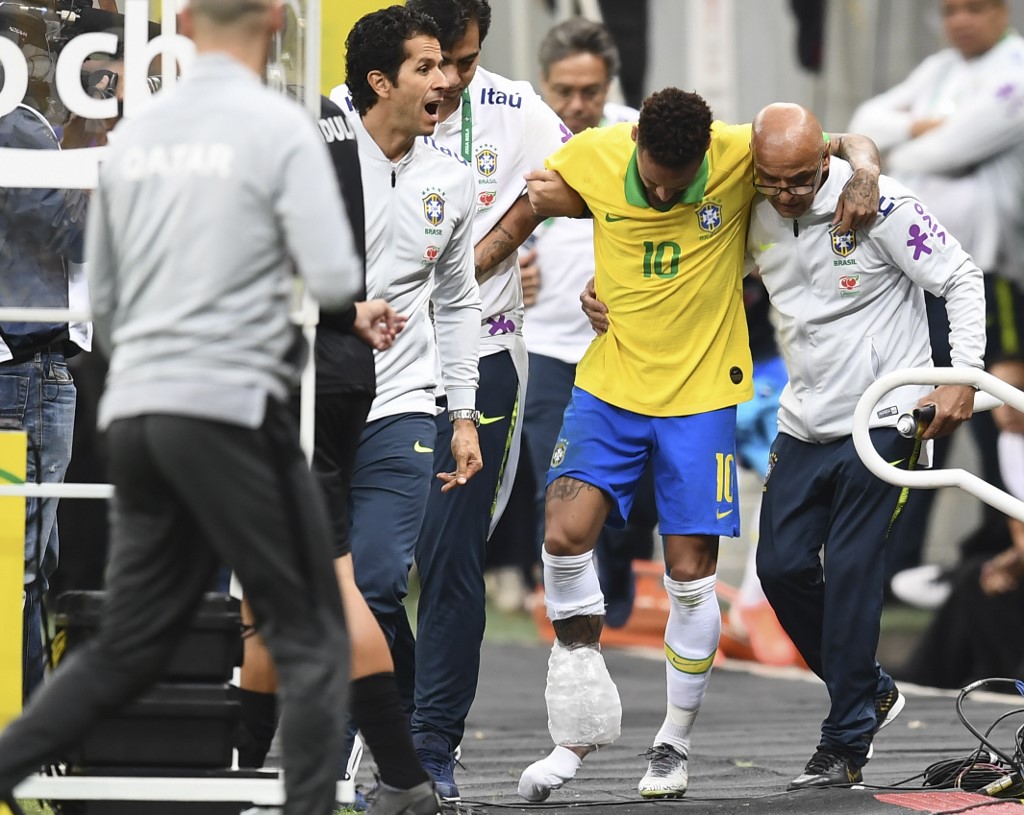 Neymar ankle injury