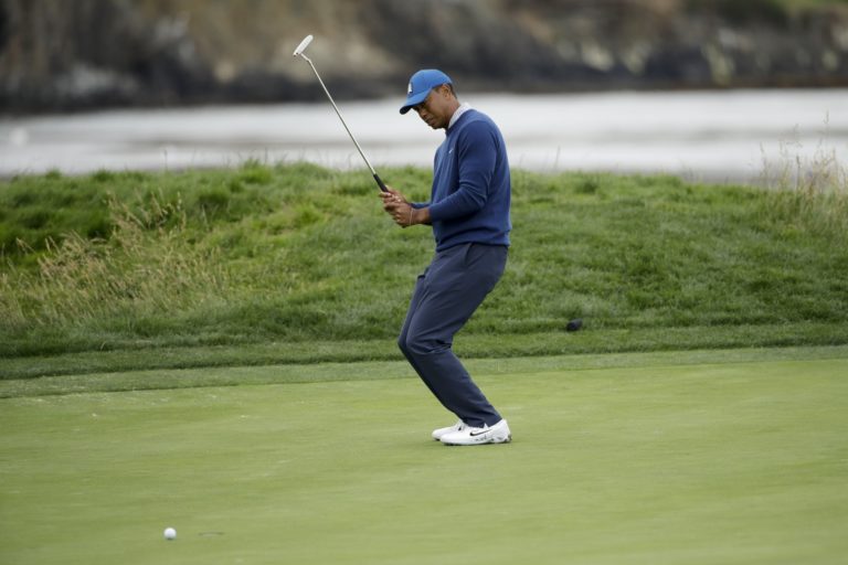 Tiger Woods struggles to recapture magic at Pebble Beach | Inquirer Sports