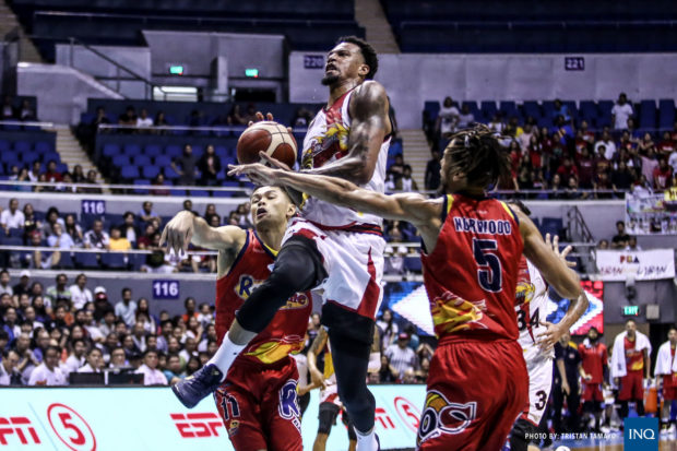 PBA: San Miguel draws first blood in semis, turns back Rain or Shine ...