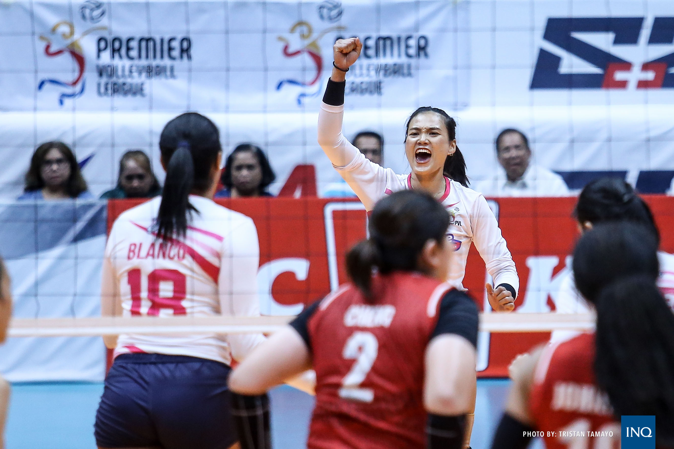 Creamline outlasts PetroGazz to close in on PVL crown