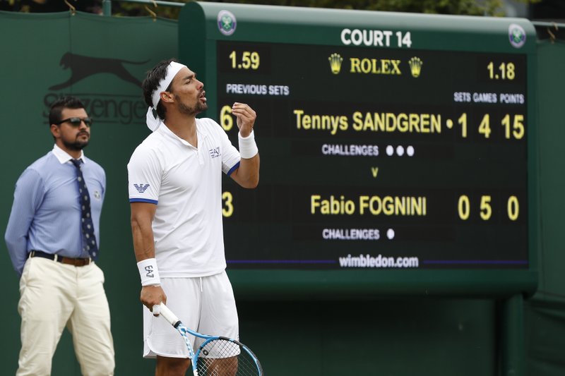 Fabio Fognini Wimbledon