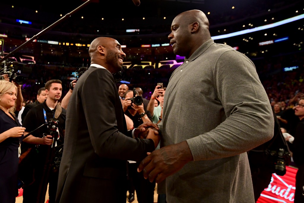 NBA icons grieve Kobe at empty Staples Center arena