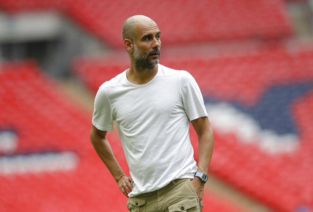 Manchester City's manager Pep Guardiola 