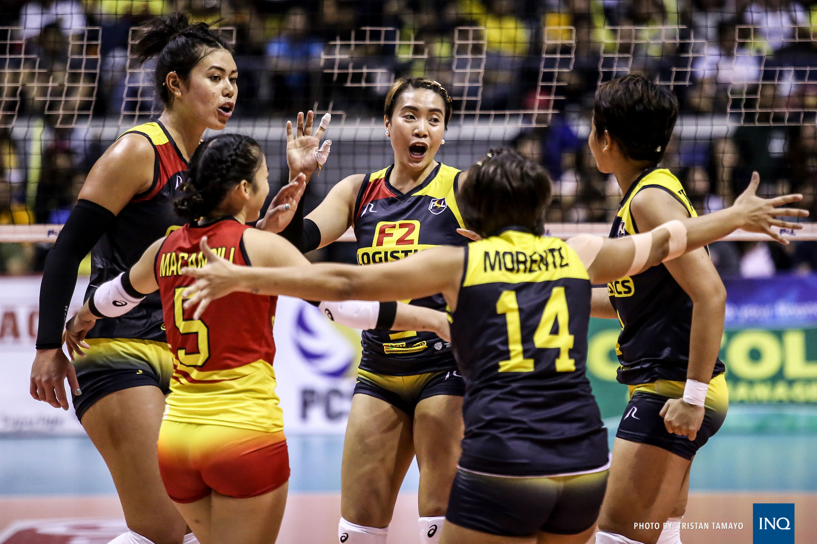 Aby Maraño and the F2 Logistics.