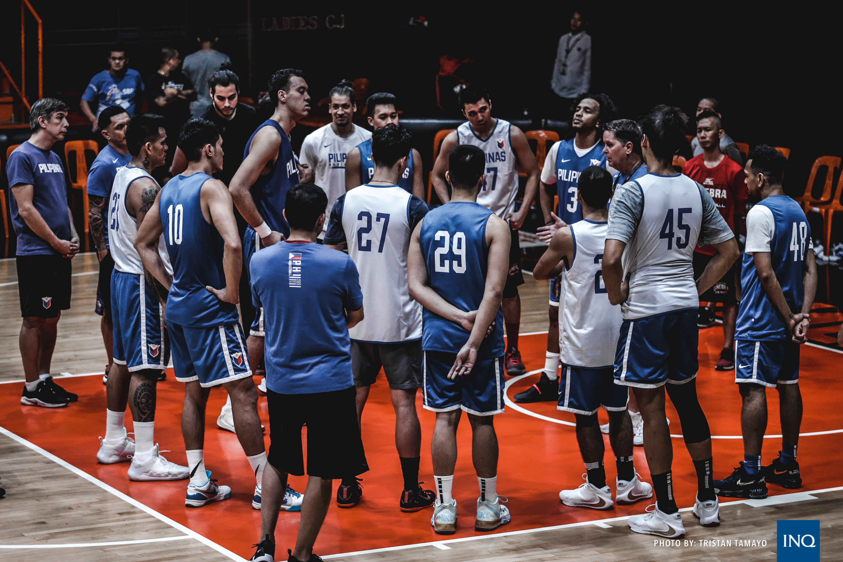 Nostalgia hits in Gilas Pilipinas' first practice for SEA Games