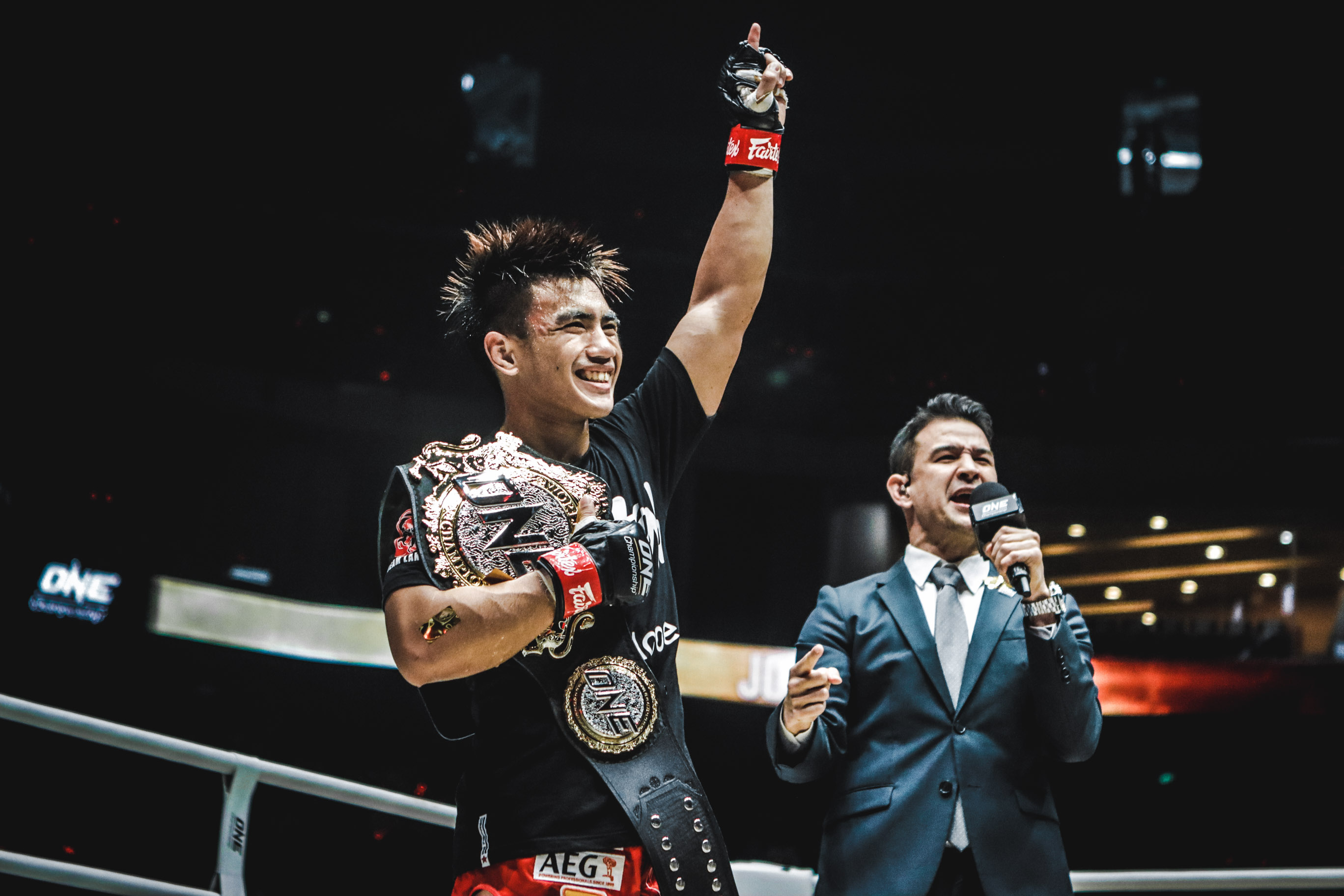 Team Lakay's ONE strawweight champion Joshua Pacio.