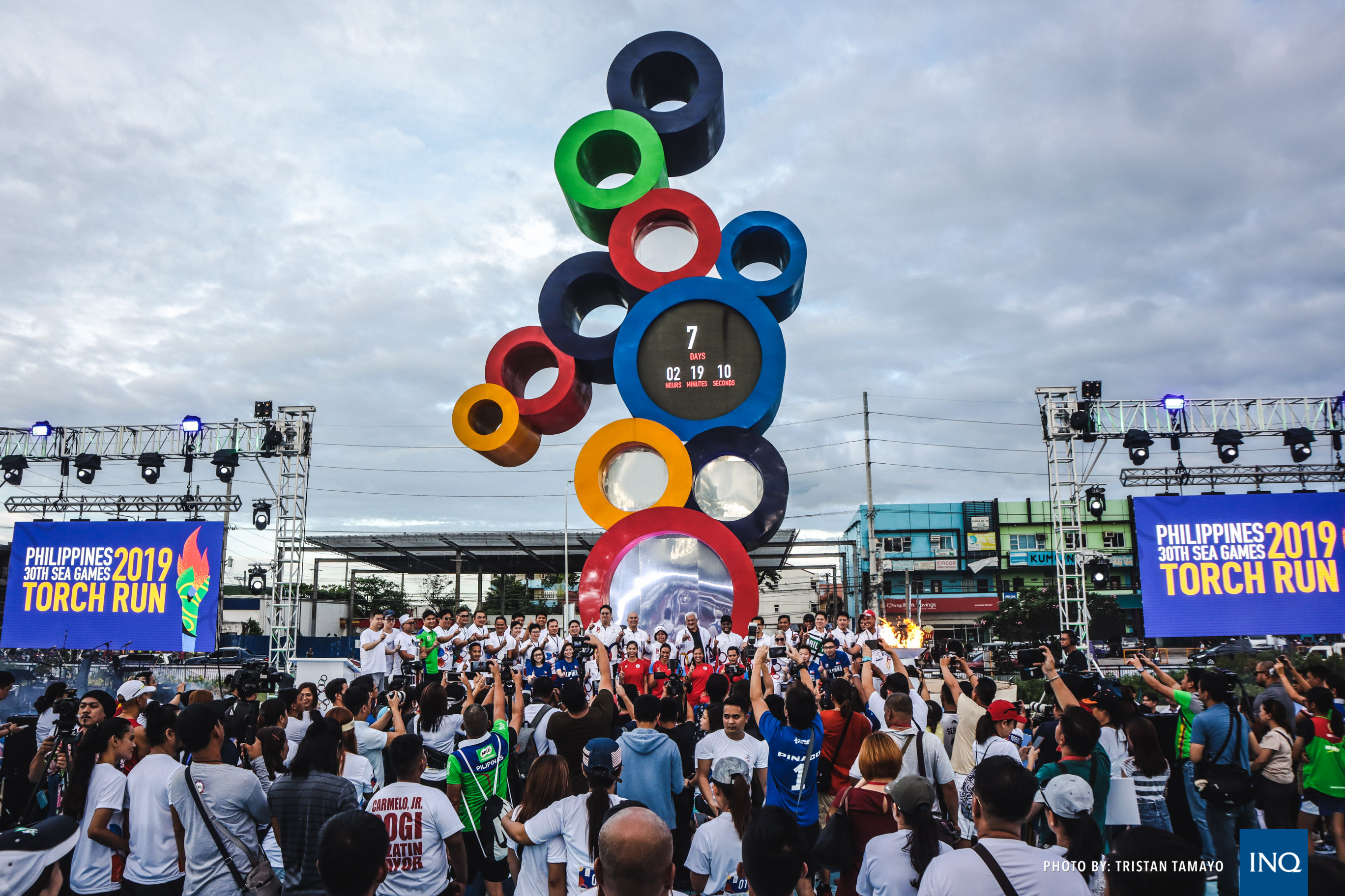 2019 SEA Games Torch Run final leg in Angeles, Pampanga. 