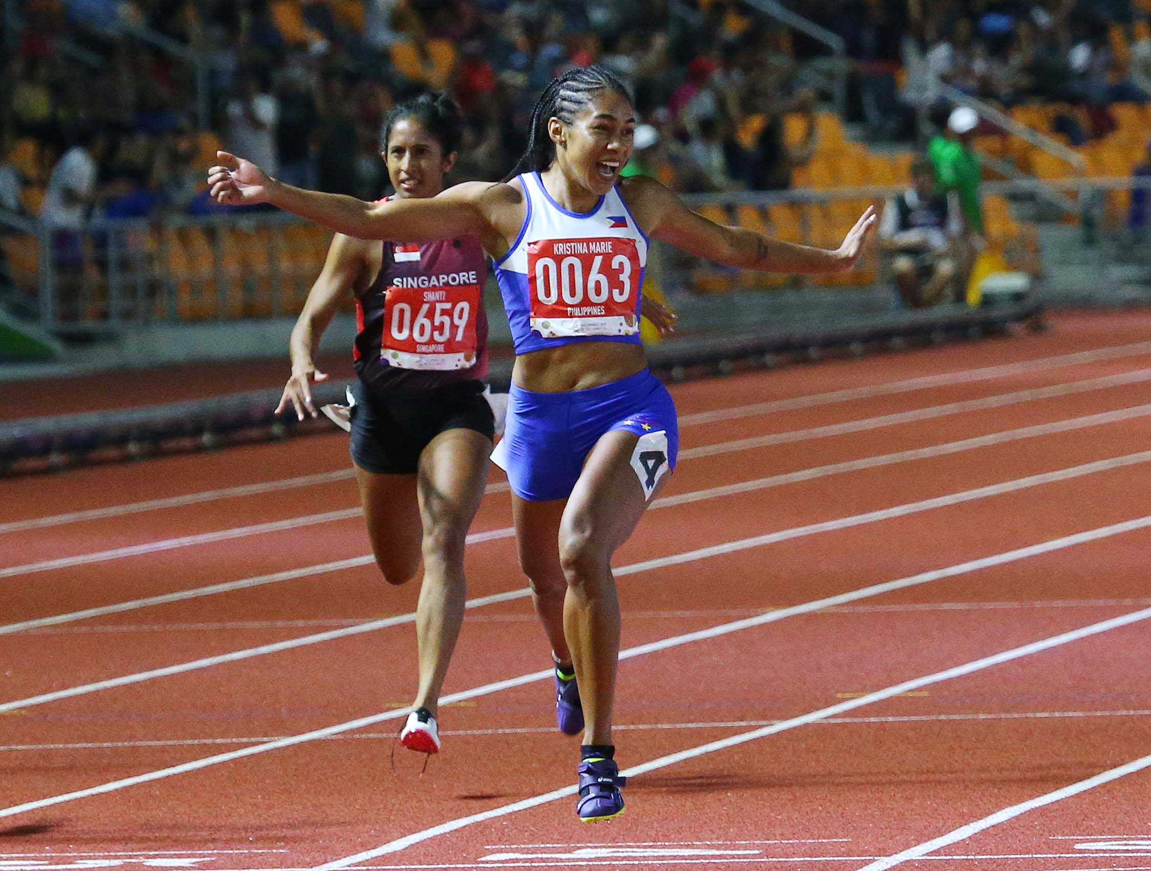 Kristina Knott breezes to the 200m gold in the 2019 SEA Games