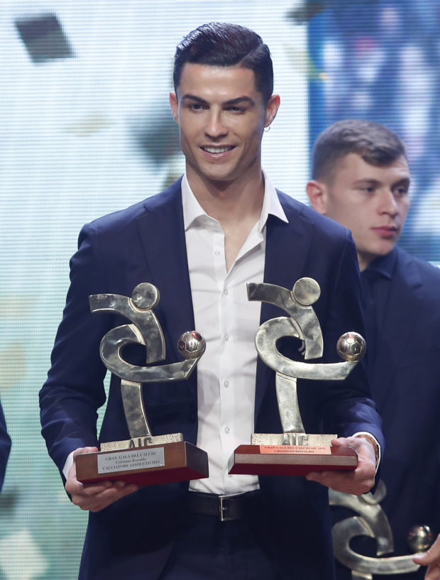  Ronaldo crowned Italian league player of the year