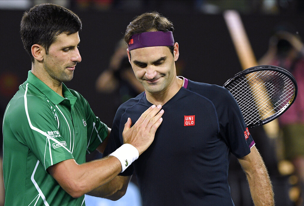 Novak Djokovic, Roger Federer Australian Open