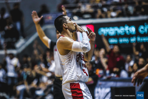 LA Tenorio (right) is defiant in his belief that he will “touch a basketball again” after being diagnosed with Stage 3 colon cancer. STORY: ‘Iron Man’ Tenorio defiant in battle vs. cancer, vows to return