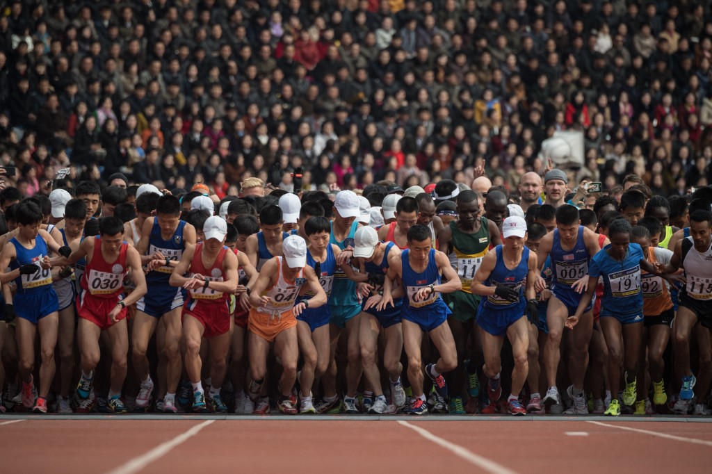Pyongyang marathon north korea