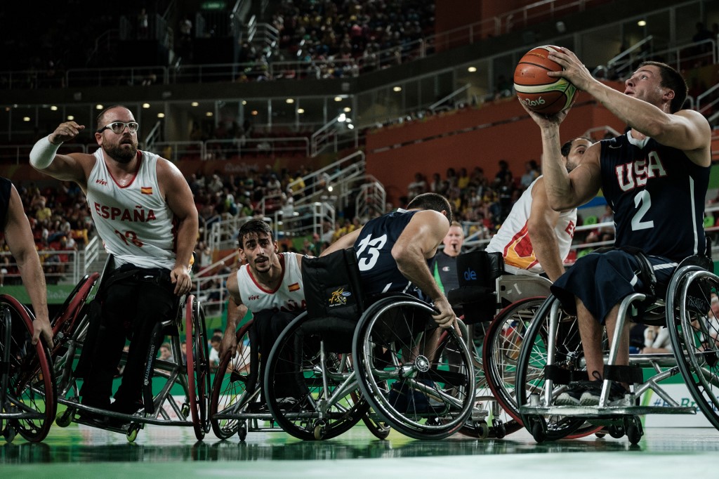 Wheelchair basketball paralympics
