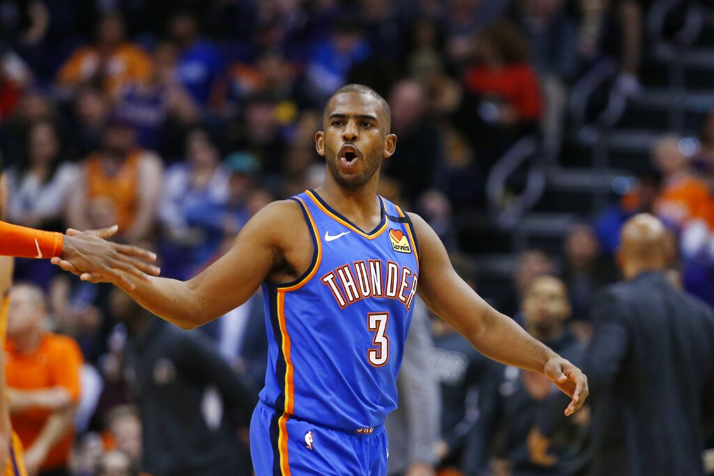 Chris Paul, Thunder rally in clutch to push past Suns | Inquirer Sports