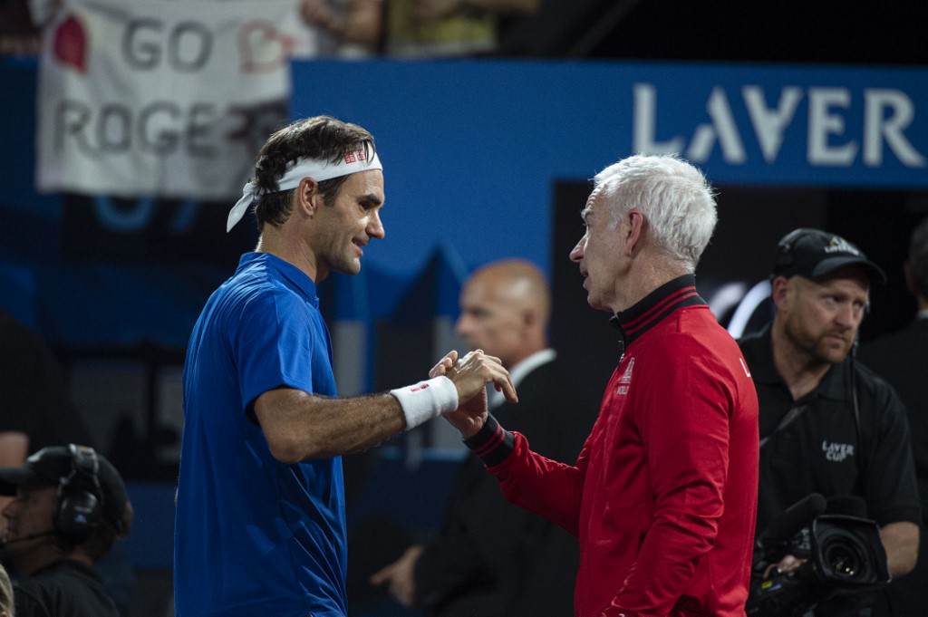 Roger Federer John McEnroe