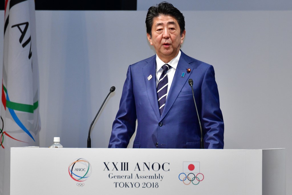 Shinzo Abe Tokyo Olympics