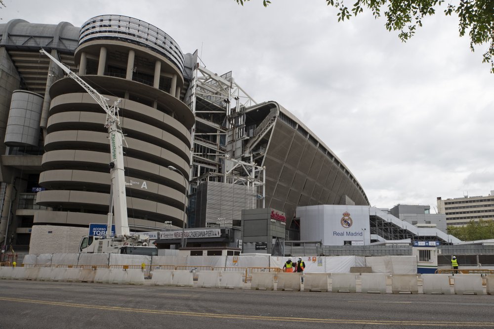 Real Madrid Santiago Bernabeu stadium