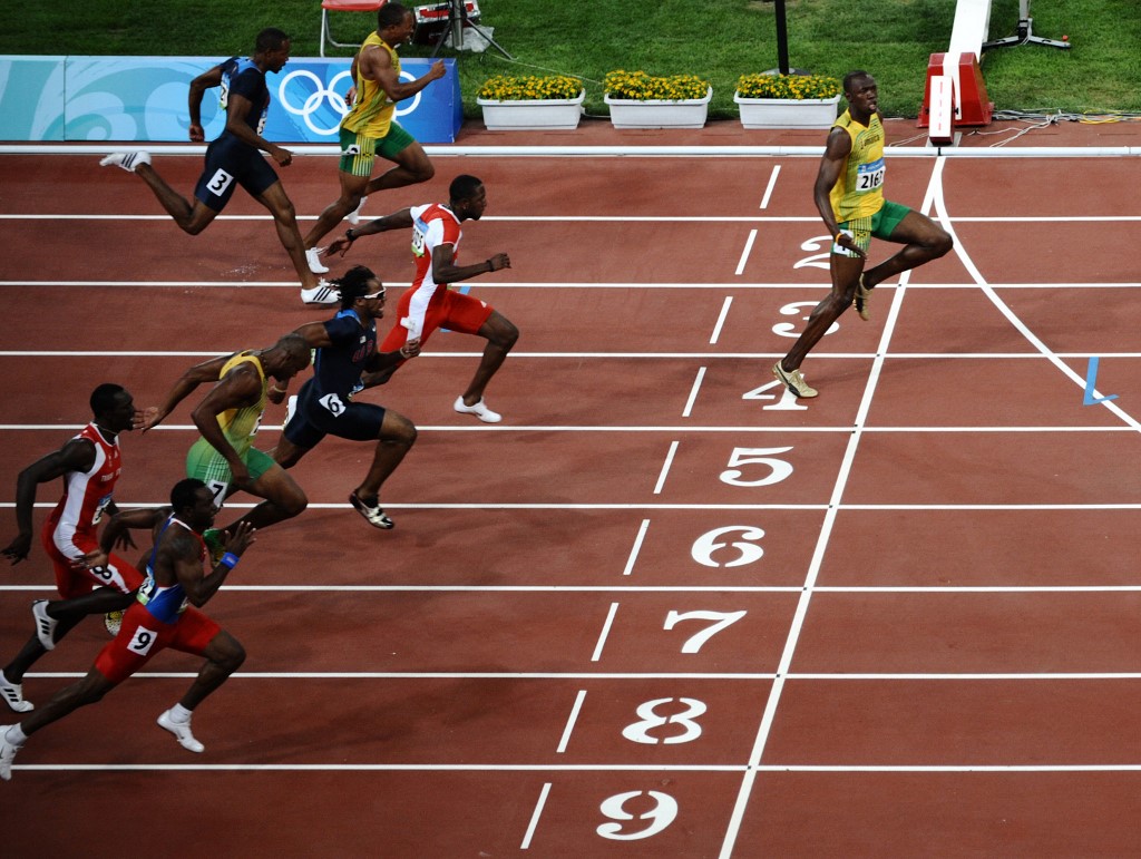 Usain Bolt social distancing