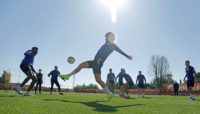 Atletico Madrid training