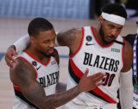 Blazers Lillard Anthony NBA