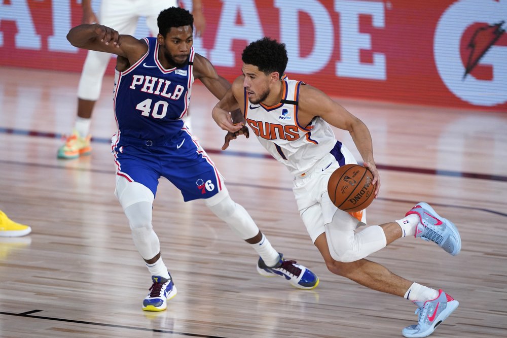Devin Booker Phoenix Suns Philadelphia 76ers NBA