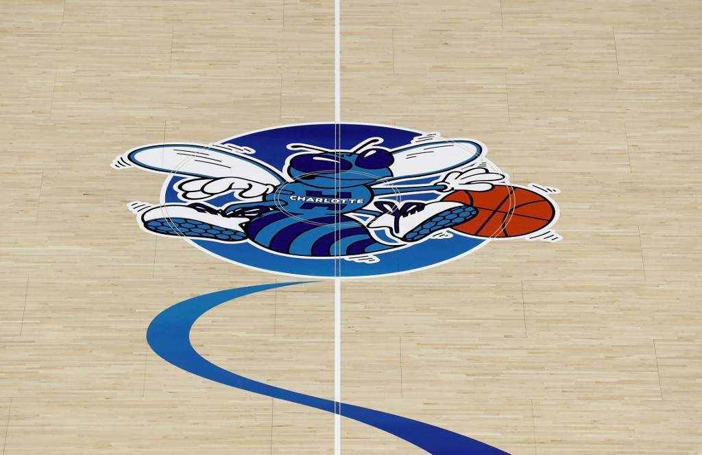 Charlotte Hornets court logo