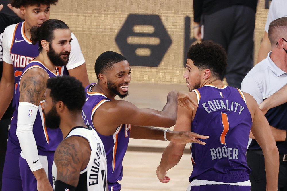 In the bubble, the Phoenix Suns have been perfect so far ...