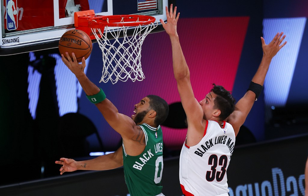 Jayson Tatum Boston Celtics Portland Trail Blazers