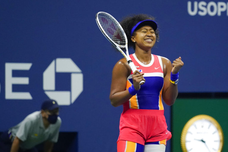 'Positive' Naomi Osaka beats Brady to reach US Open final ...