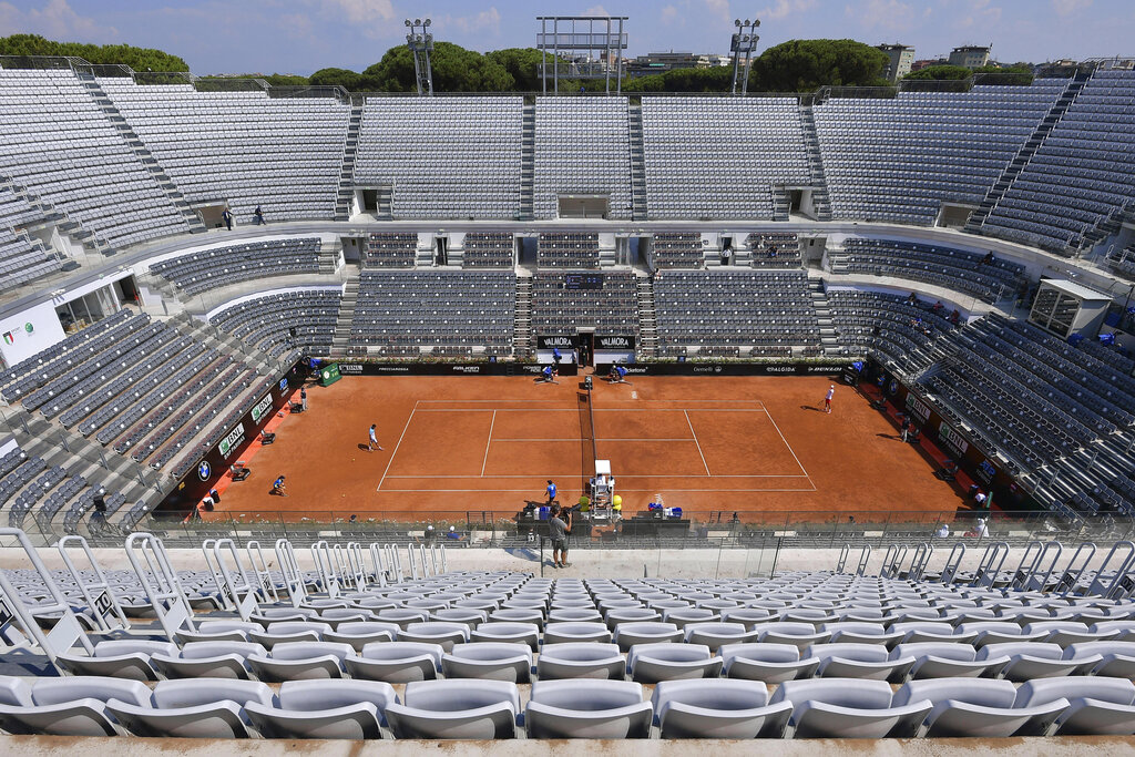APTOPIX Italy Tennis Open