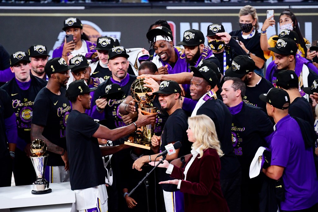 Lakers championship celebration