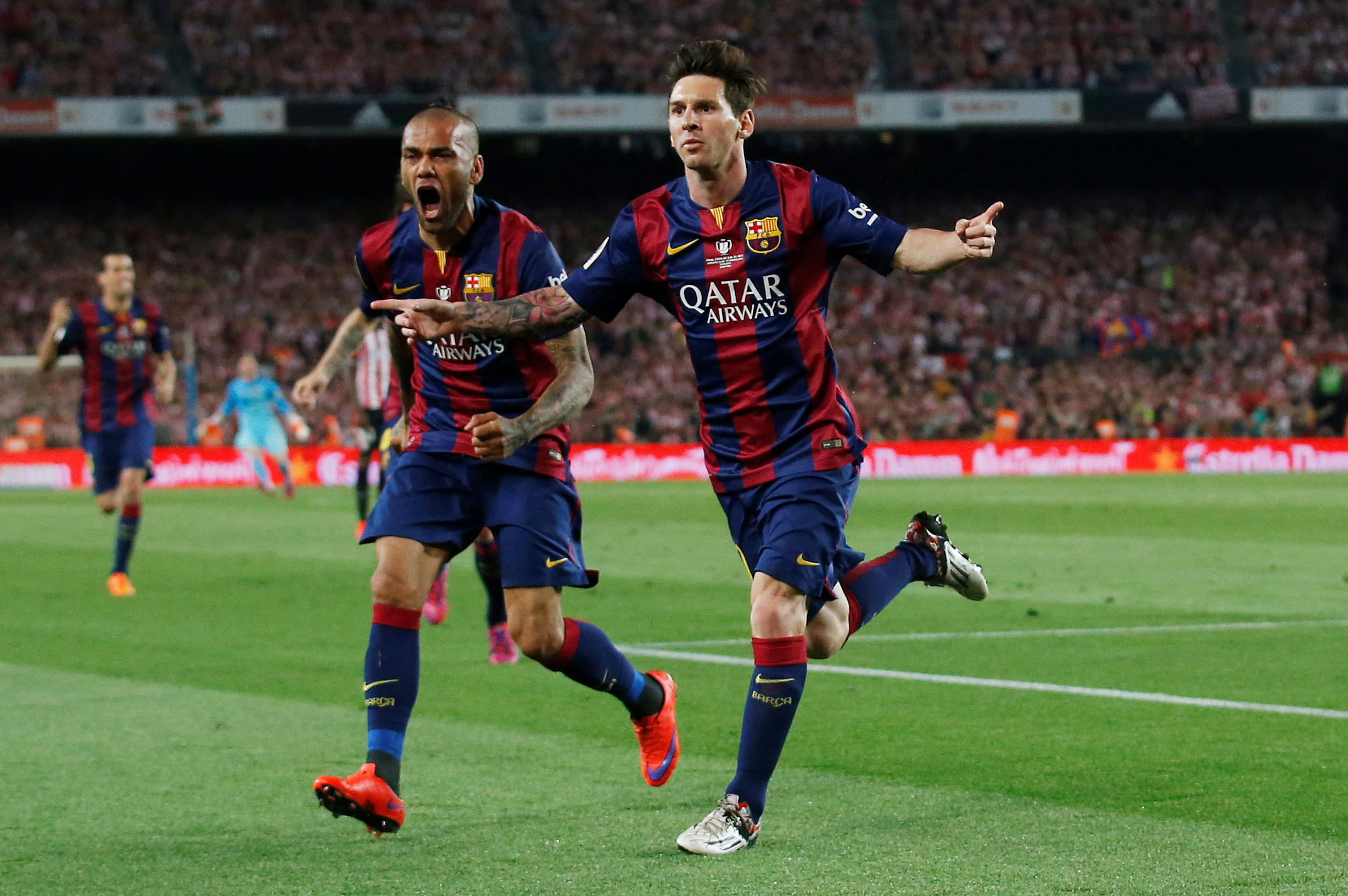 Alves Messi Barcelona