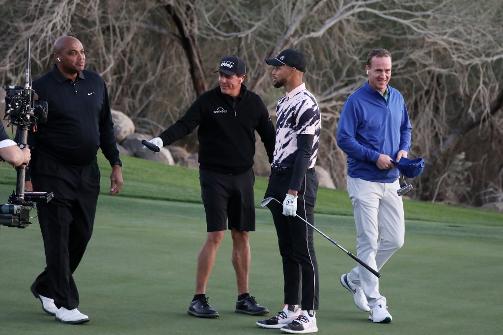 charity golf barkley curry manning mickelson