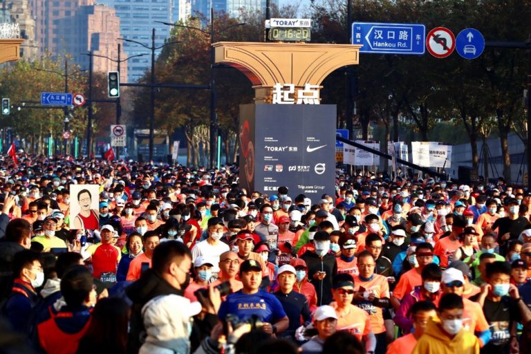 Shanghai marathon defies coronavirus with 9,000 runners Inquirer Sports