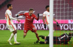FBL-GER-BUNDESLIGA-BAYERN MUNICH-LEIPZIG Mueller double rescues Bayern Munich in thrilling Leipzig draw