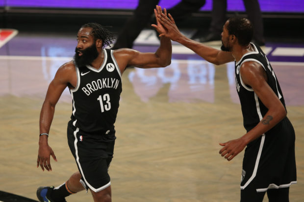 James Harden, Kevin Durant bail out Nets in fourth quarter