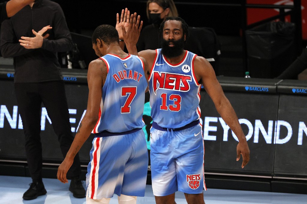 Kevin Durant James Harden Brooklyn Nets NBA