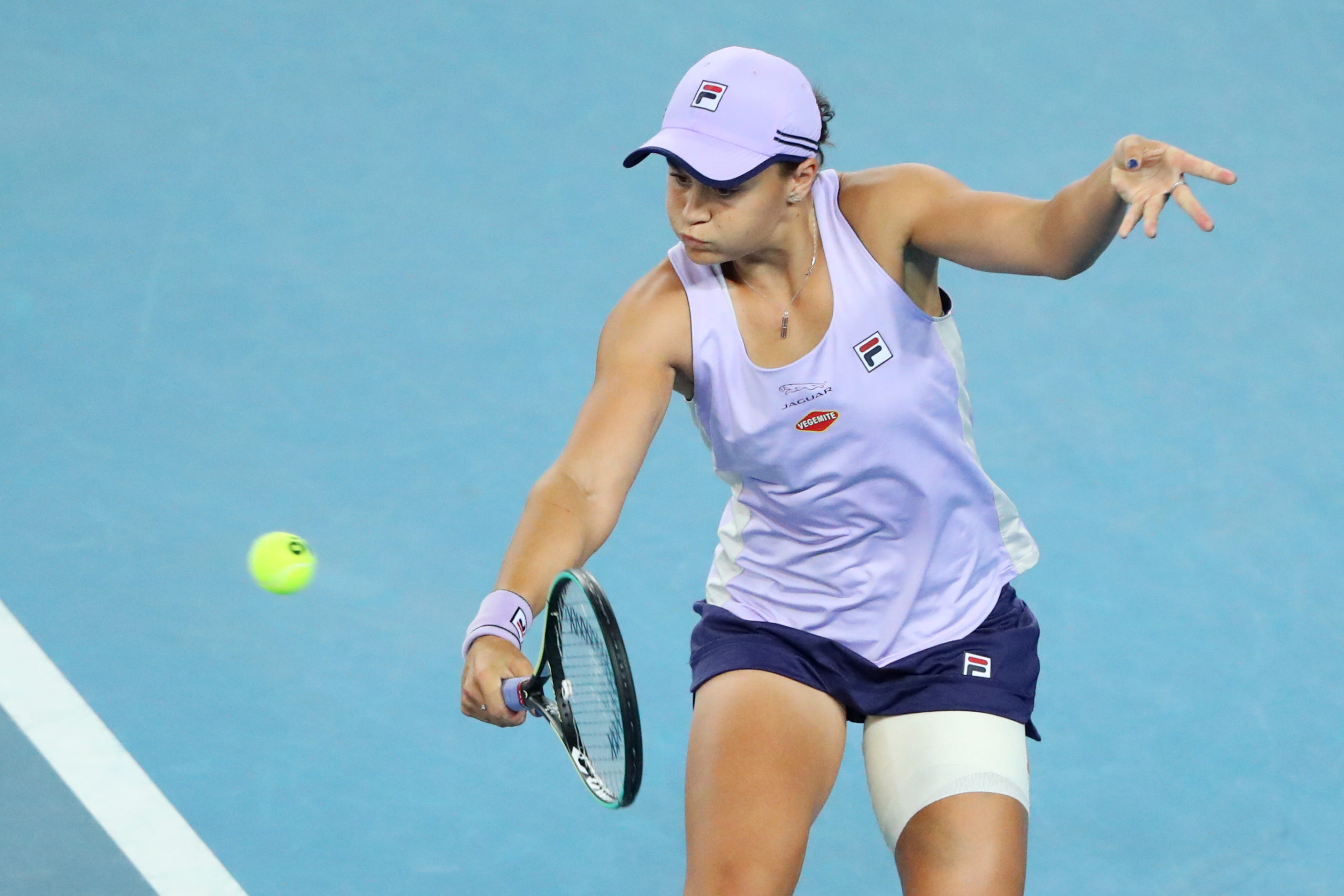 Australian Open: Barty bounces into fourth round in empty arena ...