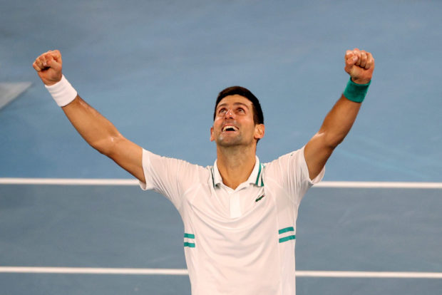 Djokovic officially sets alltime record for weeks at No. 1  Inquirer