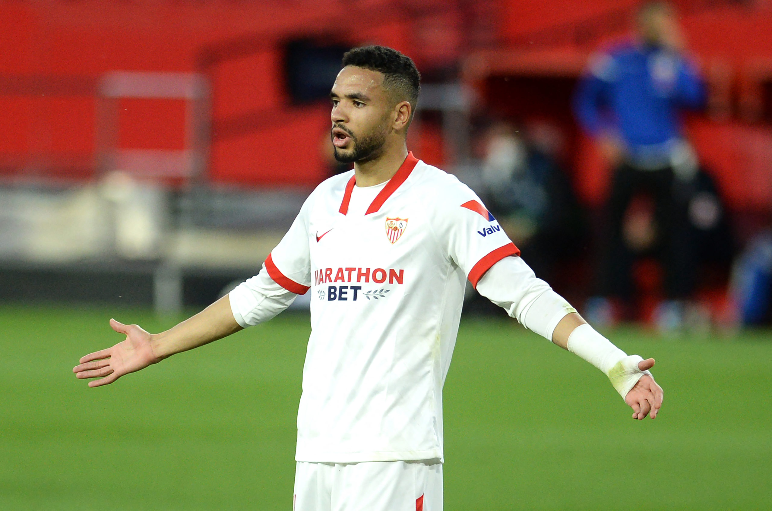 Sevilla's Moroccan forward Youssef En-Nesyri