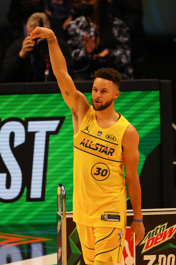 stephen curry three point contest 2021