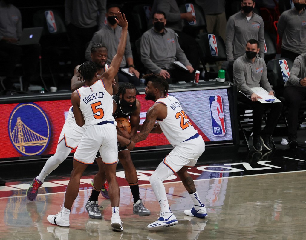 James Harden Nets Knicks NBA