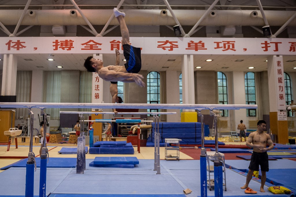 Li Xiaoshuang Gymnastics School China Gymnastics Olympics