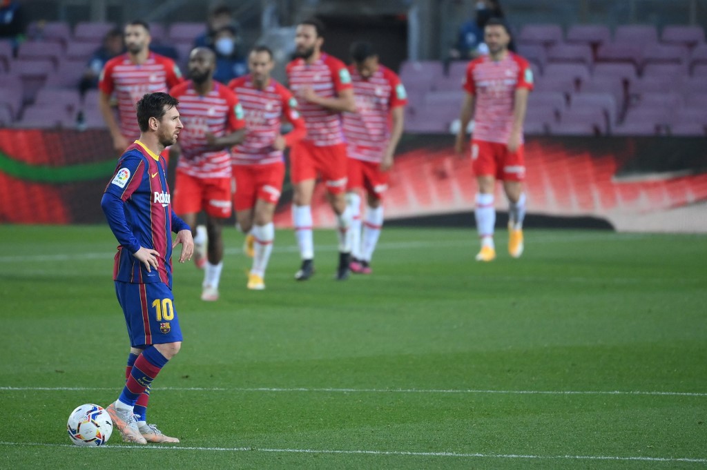 Barcelona's Argentinian forward Lionel Messi 