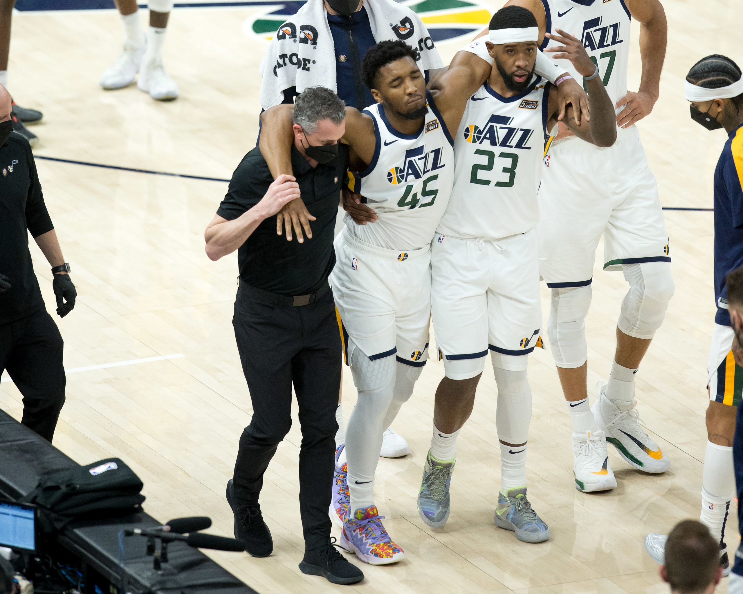 Donovan Mitchell injury Utah Jazz NBA